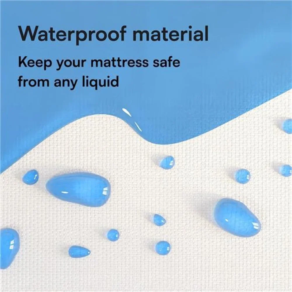 Waterproof Mattress Pad Protector Full 54x75 Breathable Noiseless Deep Pocket